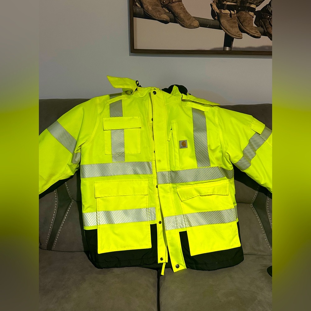 CARHARTT HIGH-VISIBILITY WATERPROOF CLASS 3 SHERWOOD JACKET
